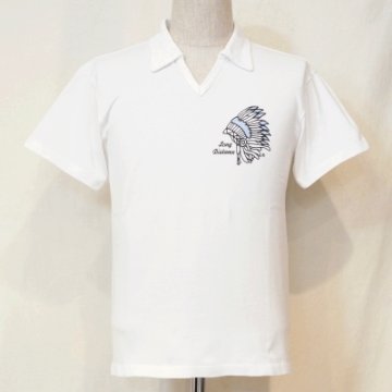 TNV-03W-ホワイト-SOUTH DAKOTA-TNV03W-FLATHEAD-フラットヘッドTシャツ-フラットヘッドポロシャツ-BLACKMINT-ブラックミントTシャツの画像