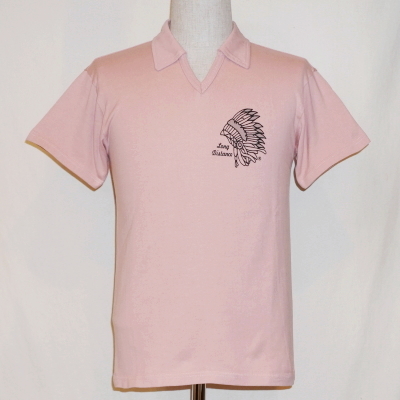 TNV-03W-ピンク-SOUTH DAKOTA-TNV03W-FLATHEAD-フラットヘッドTシャツ-フラットヘッドポロシャツ-BLACKMINT-ブラックミントTシャツの画像