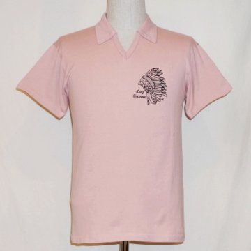 TNV-03W-ピンク-SOUTH DAKOTA-TNV03W-FLATHEAD-フラットヘッドTシャツ-フラットヘッドポロシャツ-BLACKMINT-ブラックミントTシャツの画像