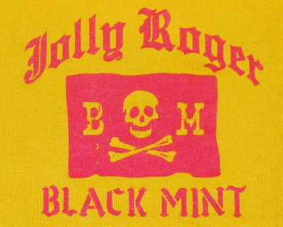 TNV-04W-マスタード-JOLLY ROGER-TNV04W-FLATHEAD-フラットヘッドTシャツ-フラットヘッドポロシャツ-BLACKMINT-ブラックミントTシャツの画像