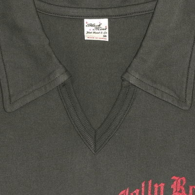 TNV-04W-チャコール-JOLLY ROGER-TNV04W-FLATHEAD-フラットヘッドTシャツ-フラットヘッドポロシャツ-BLACKMINT-ブラックミントTシャツの画像