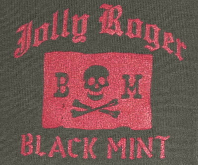 TNV-04W-チャコール-JOLLY ROGER-TNV04W-FLATHEAD-フラットヘッドTシャツ-フラットヘッドポロシャツ-BLACKMINT-ブラックミントTシャツの画像