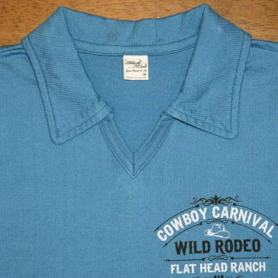 TNV-05W-サックスブルー-CARNIVAL-TNV05W-FLATHEAD-フラットヘッドTシャツ-フラットヘッドポロシャツ-BLACKMINT-ブラックミントTシャツの画像