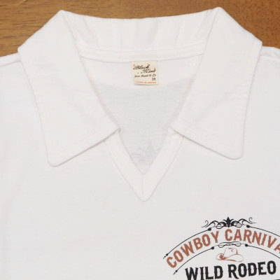TNV-05W-ホワイト-CARNIVAL-TNV05W-FLATHEAD-フラットヘッドTシャツ-フラットヘッドポロシャツ-BLACKMINT-ブラックミントTシャツの画像