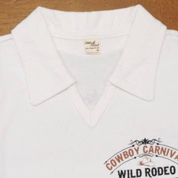 TNV-05W-ホワイト-CARNIVAL-TNV05W-FLATHEAD-フラットヘッドTシャツ-フラットヘッドポロシャツ-BLACKMINT-ブラックミントTシャツの画像
