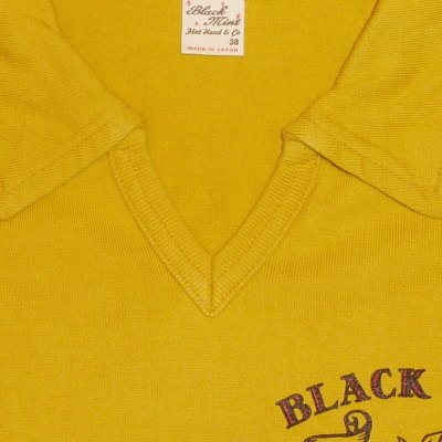 TNV-06W-マスタード-WISHING FOR-TNV06W-FLATHEAD-フラットヘッドTシャツ-フラットヘッドポロシャツ-BLACKMINT-ブラックミントTシャツの画像