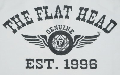 F-PS-101-WH-スキッパーポロシャツ101-FPS101-FLATHEAD-フラットヘッドTシャツ-フラットヘッドポロシャツの画像