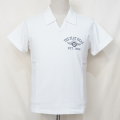 F-PS-101-WH-スキッパーポロシャツ101-FPS101-FLATHEAD-フラットヘッドTシャツ-フラットヘッドポロシャツの画像