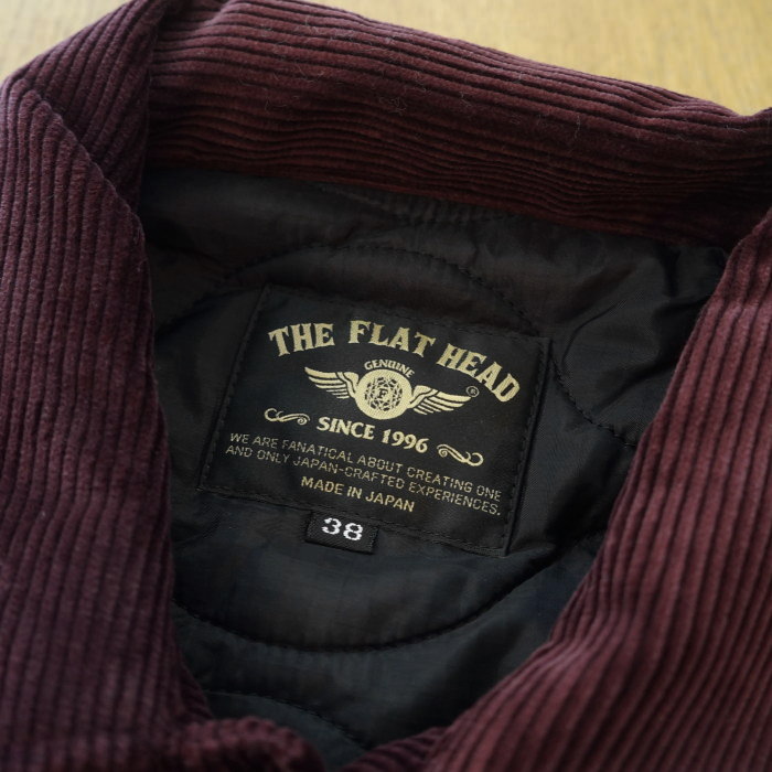 FN-OJ-C013 CORDUROY SHIRT JACKET FNOJC013 FLATHEAD フラットヘッド アウターの画像
