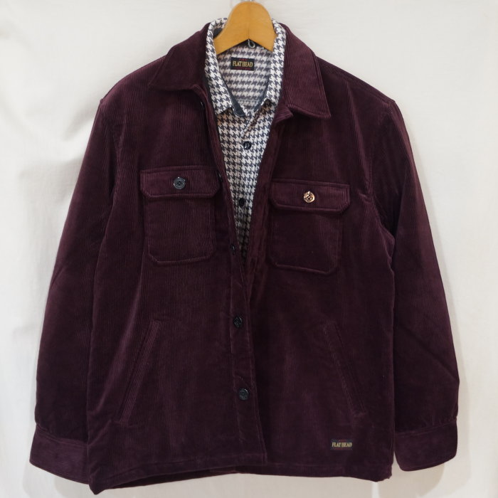 FN-OJ-C013 CORDUROY SHIRT JACKET FNOJC013 FLATHEAD フラットヘッド アウターの画像