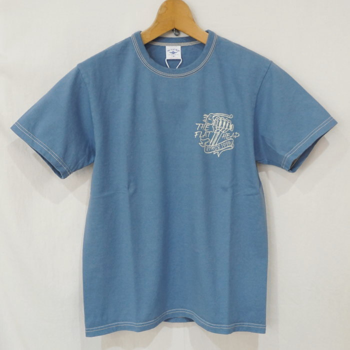 FN-THC-053B BL フラットヘッドTシャツ053B FNTHC053B FLATHEAD フラットヘッドTシャツ THC系 THCの画像