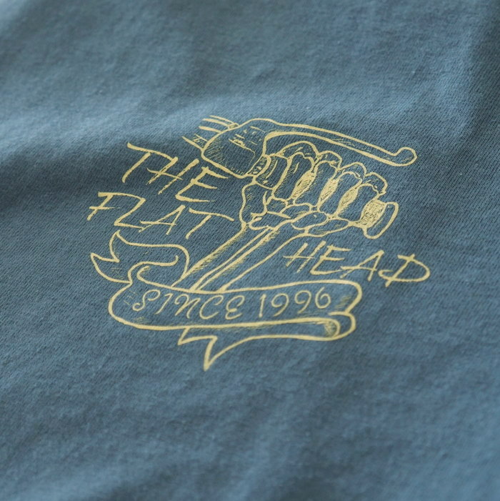 FN-THC-053B BL フラットヘッドTシャツ053B FNTHC053B FLATHEAD フラットヘッドTシャツ THC系 THCの画像