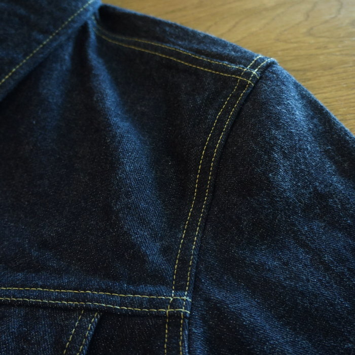 FN-OJ-D103 ジンバブエコットン左綾デニムジャケット FNOJD103 FLATHEAD フラットヘッド DENIMJACKET デニムジャケット Gジャン ジージャンの画像