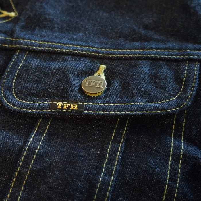 FN-OJ-D103 ジンバブエコットン左綾デニムジャケット FNOJD103 FLATHEAD フラットヘッド DENIMJACKET デニムジャケット Gジャン ジージャンの画像
