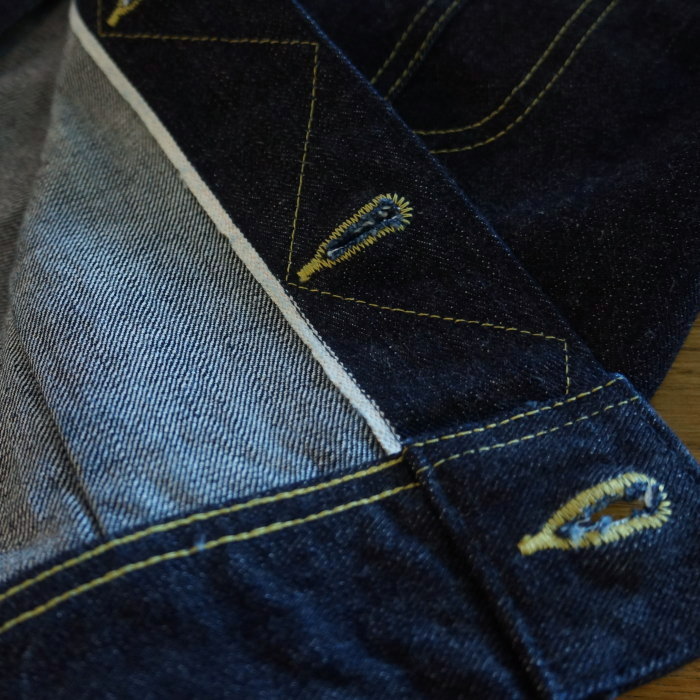 FN-OJ-D103 ジンバブエコットン左綾デニムジャケット FNOJD103 FLATHEAD フラットヘッド DENIMJACKET デニムジャケット Gジャン ジージャンの画像