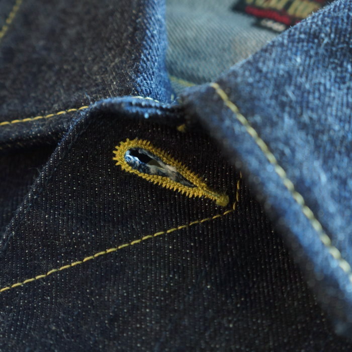 FN-OJ-D103 ジンバブエコットン左綾デニムジャケット FNOJD103 FLATHEAD フラットヘッド DENIMJACKET デニムジャケット Gジャン ジージャンの画像