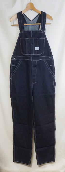 FN-PA-DO201 BL OVERALL FNPADO201 FLATHEAD フラットヘッドパンツ オーバーオールの画像