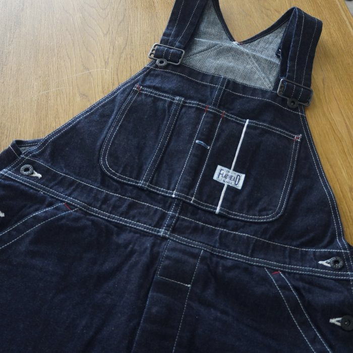 FN-PA-DO201 BL OVERALL FNPADO201 FLATHEAD フラットヘッドパンツ オーバーオールの画像