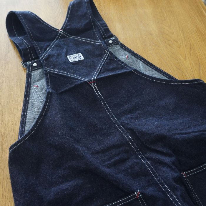 FN-PA-DO201 BL OVERALL FNPADO201 FLATHEAD フラットヘッドパンツ オーバーオールの画像