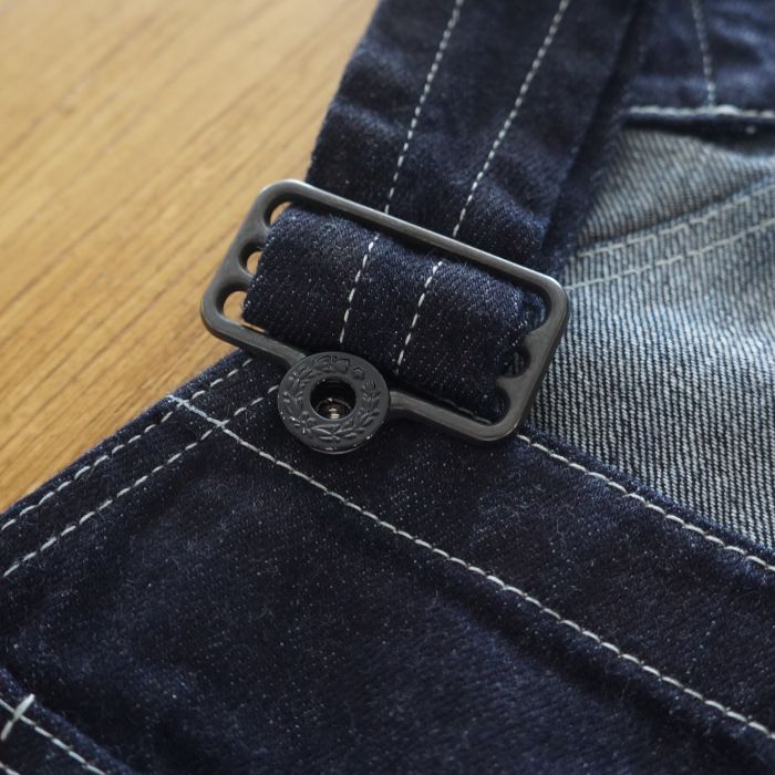 FN-PA-DO201 BL OVERALL FNPADO201 FLATHEAD フラットヘッドパンツ オーバーオールの画像