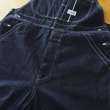 FN-PA-DO201 BL OVERALL FNPADO201 FLATHEAD フラットヘッドパンツ オーバーオールの画像
