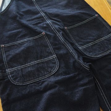 FN-PA-DO201 BL OVERALL FNPADO201 FLATHEAD フラットヘッドパンツ オーバーオールの画像