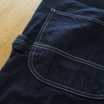 FN-PA-DO201 BL OVERALL FNPADO201 FLATHEAD フラットヘッドパンツ オーバーオールの画像