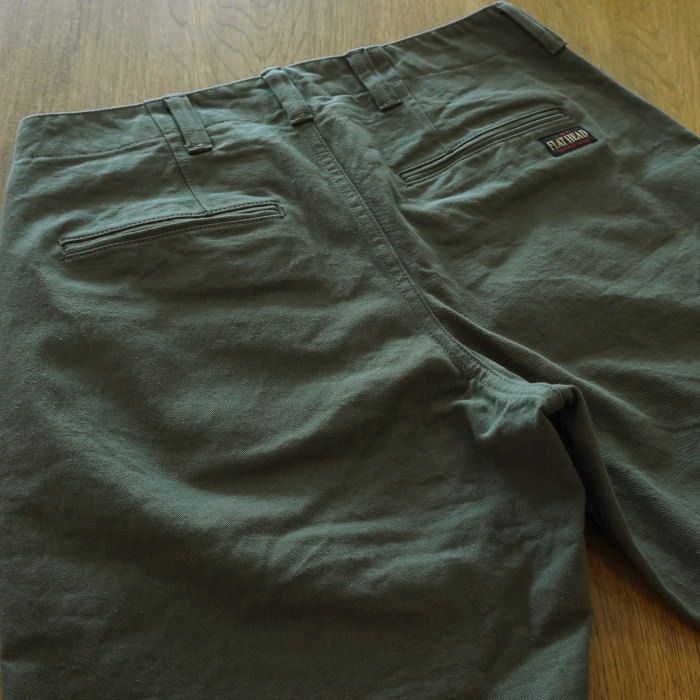 FN-PA-C014 12OZ CHINO TRAUSERS FNPAC014 FLATHEAD フラットヘッドパンツ チノパンの画像