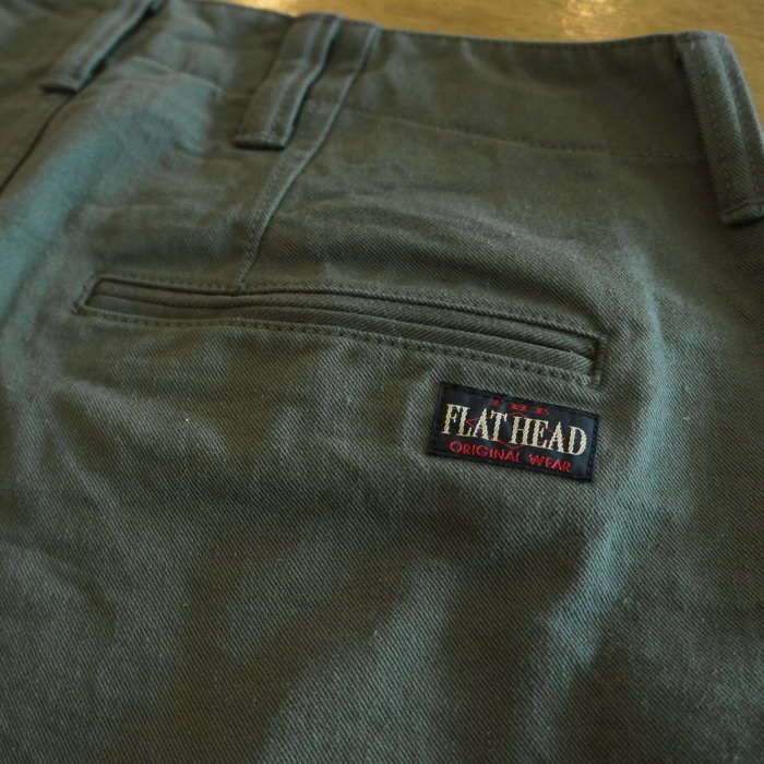 FN-PA-C014 12OZ CHINO TRAUSERS FNPAC014 FLATHEAD フラットヘッドパンツ チノパンの画像