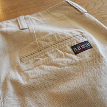 FN-PA-C014 12OZ CHINO TRAUSERS FNPAC014 FLATHEAD フラットヘッドパンツ チノパンの画像