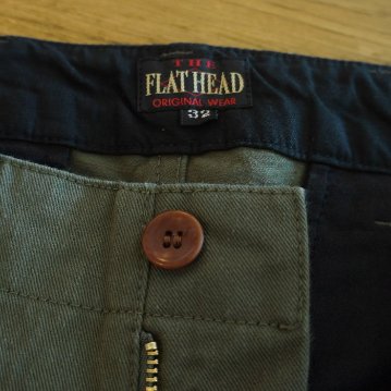 FN-PA-C014 12OZ CHINO TRAUSERS FNPAC014 FLATHEAD フラットヘッドパンツ チノパンの画像
