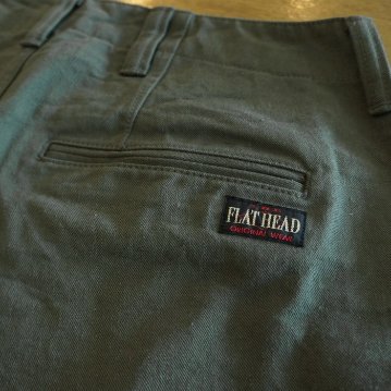 FN-PA-C014 12OZ CHINO TRAUSERS FNPAC014 FLATHEAD フラットヘッドパンツ チノパンの画像