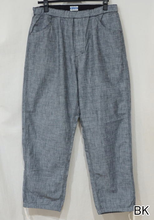 FN-PA-C015 CHAMBRAY RELAX PANTS FNPAC015 FLATHEAD フラットヘッドパンツ シャンブレーリラックスパンツ シャンブレーパンツの画像