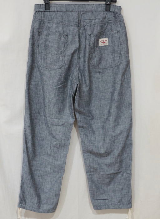 FN-PA-C015 CHAMBRAY RELAX PANTS FNPAC015 FLATHEAD フラットヘッドパンツ シャンブレーリラックスパンツ シャンブレーパンツの画像
