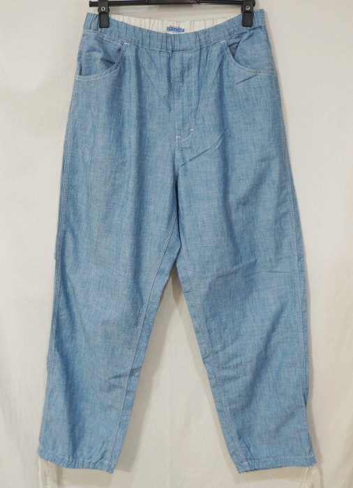 FN-PA-C015 CHAMBRAY RELAX PANTS FNPAC015 FLATHEAD フラットヘッドパンツ シャンブレーリラックスパンツ シャンブレーパンツの画像