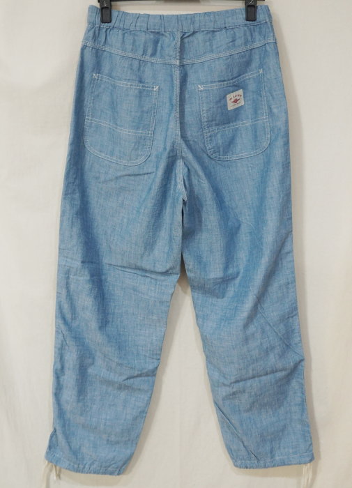 FN-PA-C015 CHAMBRAY RELAX PANTS FNPAC015 FLATHEAD フラットヘッドパンツ シャンブレーリラックスパンツ シャンブレーパンツの画像