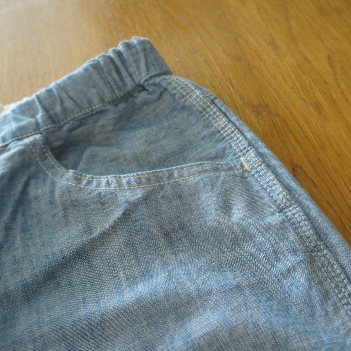 FN-PA-C015 CHAMBRAY RELAX PANTS FNPAC015 FLATHEAD フラットヘッドパンツ シャンブレーリラックスパンツ シャンブレーパンツの画像