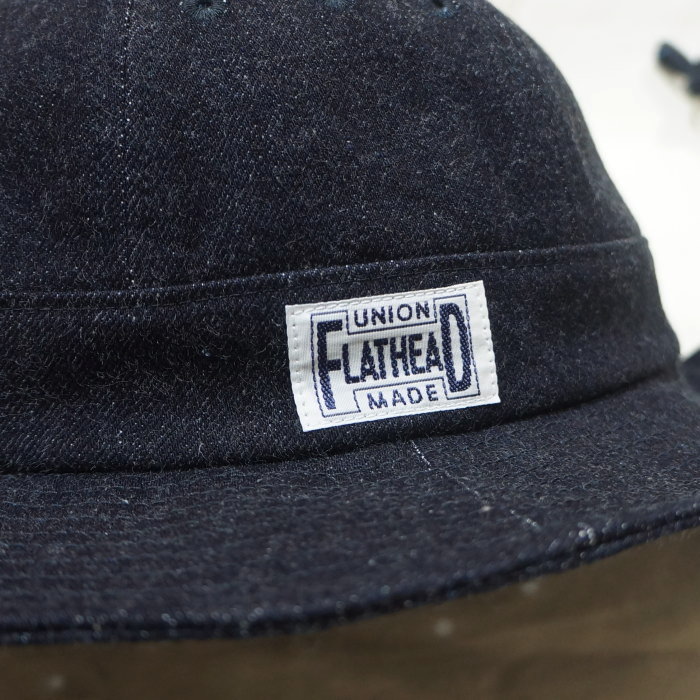 FN-HH005 デニムサファリハット FNHH005 FLATHEAD フラットヘッドハットの画像