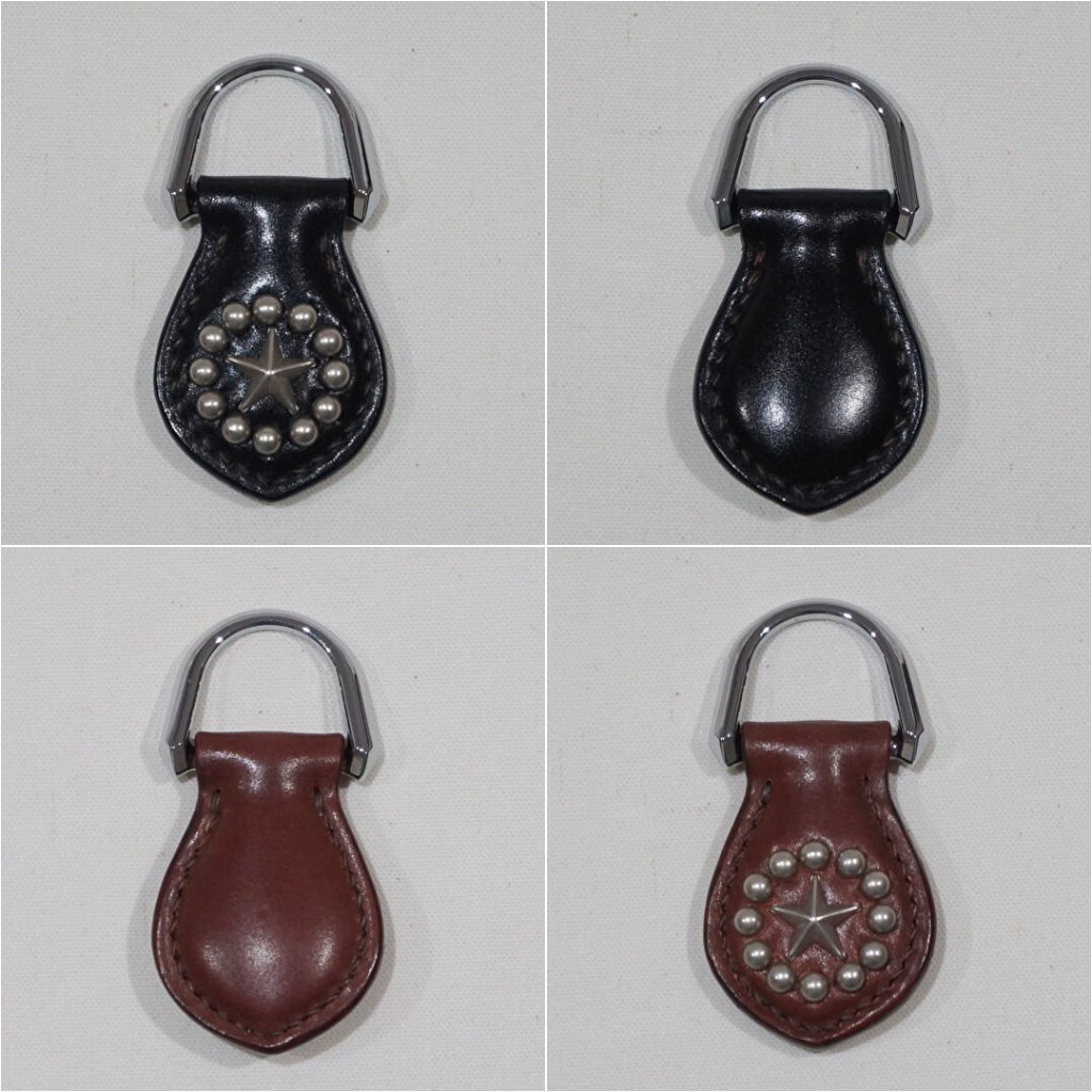 FN-K3D1-3S コードバンキーホルダー FNK3D13S FLATHEAD フラットヘッドレザーキーホルダー STOCKBURG ストックバーグの画像