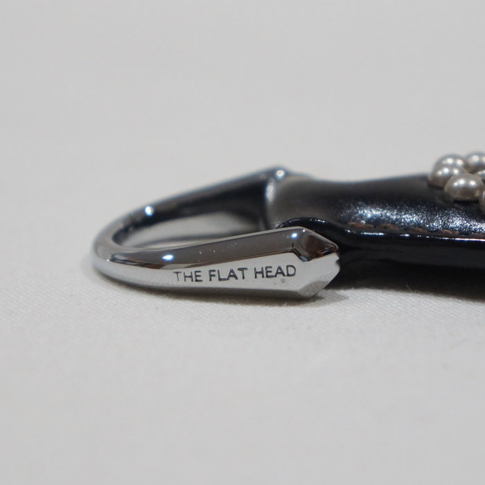 FN-K3D1-3S コードバンキーホルダー FNK3D13S FLATHEAD フラットヘッドレザーキーホルダー STOCKBURG ストックバーグの画像