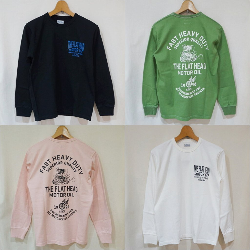 FN-TML-101 フラットヘッドロングスリーブTシャツ101 FNTML101 FLATHEAD フラットヘッドロングTシャツ 長袖Tシャツ ロンTの画像