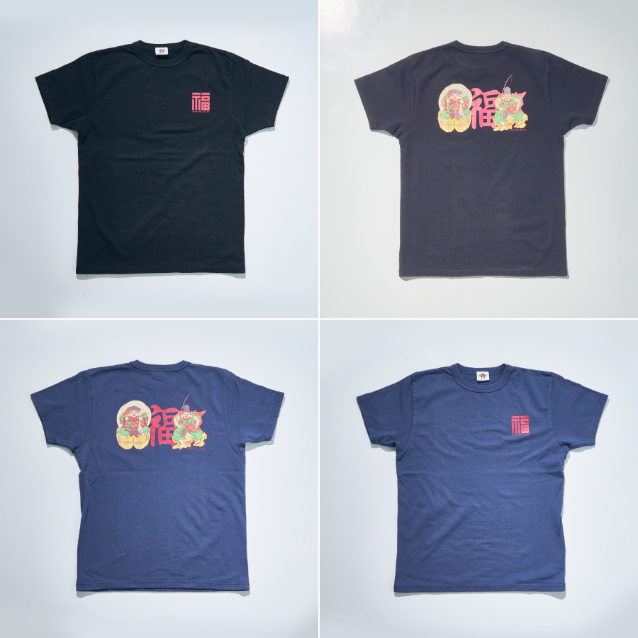 SJST25-105 サムライジーンズリペンコットン吊編Tシャツ25-105 SJST25105 SAMURAIJEANS サムライジーンズ Tシャツの画像