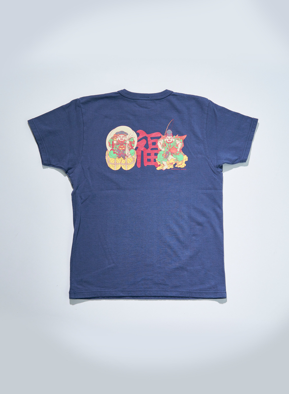 SJST25-105 サムライジーンズリペンコットン吊編Tシャツ25-105 SJST25105 SAMURAIJEANS サムライジーンズ Tシャツの画像