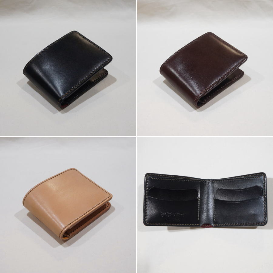 FN-WSL1-4W 多脂革SHORT CARD HOLDER HERITAGE FNWSL14W FLATHEAD フラットヘッド ストックバーグの画像