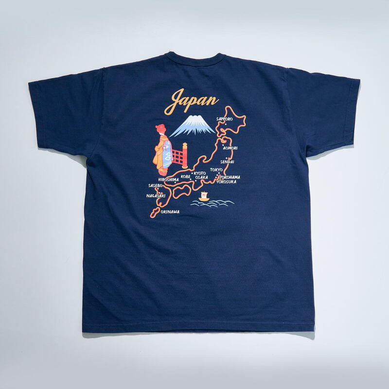 SCT25-101 サムライ倶楽部半袖Tシャツ25-101 SCT25101 SAMURAIJEANS サムライジーンズ サムライ倶楽部 サムライジーンズTシャツ サムライ倶楽部Tシャツの画像