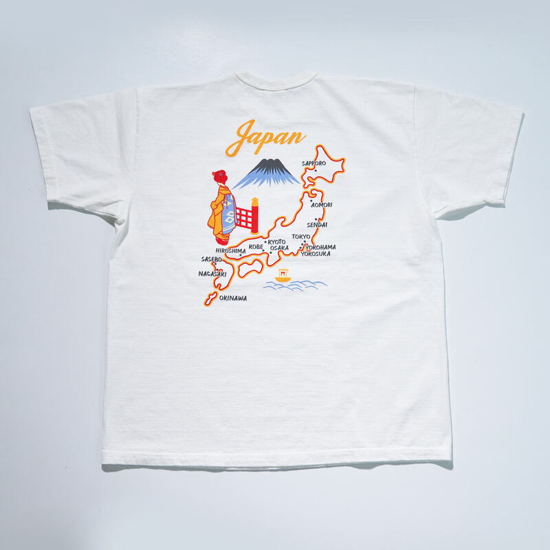 SCT25-101 サムライ倶楽部半袖Tシャツ25-101 SCT25101 SAMURAIJEANS サムライジーンズ サムライ倶楽部 サムライジーンズTシャツ サムライ倶楽部Tシャツの画像