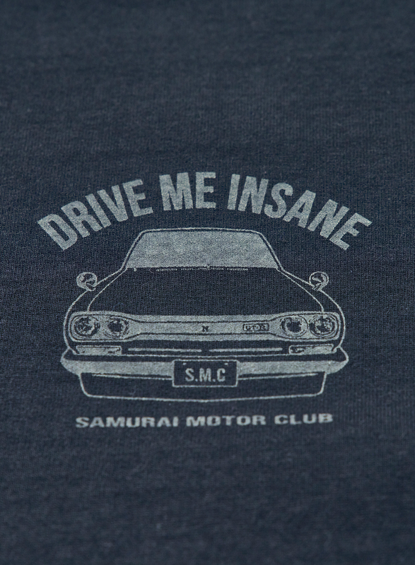 SMT25-101 サムライ自動車倶楽部半袖Tシャツ25-101 SMT25101 SAMURAIJEANS サムライジーンズTシャツ サムライ自動車倶楽部半袖Tシャツの画像