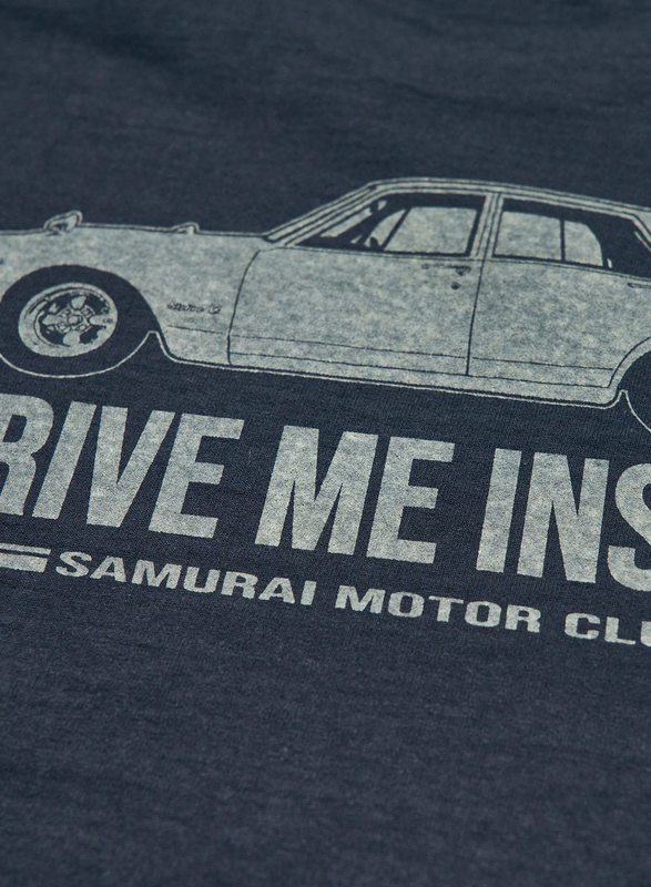 SMT25-101 サムライ自動車倶楽部半袖Tシャツ25-101 SMT25101 SAMURAIJEANS サムライジーンズTシャツ サムライ自動車倶楽部半袖Tシャツの画像