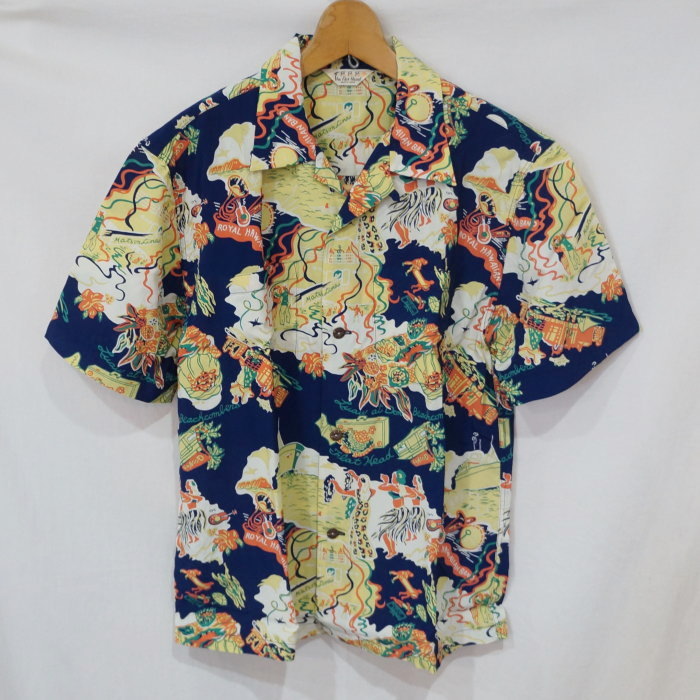 FN-SHO-010S HAWAIIAN SHIRT FNSHO010S FLATHEAD フラットヘッドアロハシャツ ハワイアンシャツ フラットヘッドシャツ シャツ半袖の画像