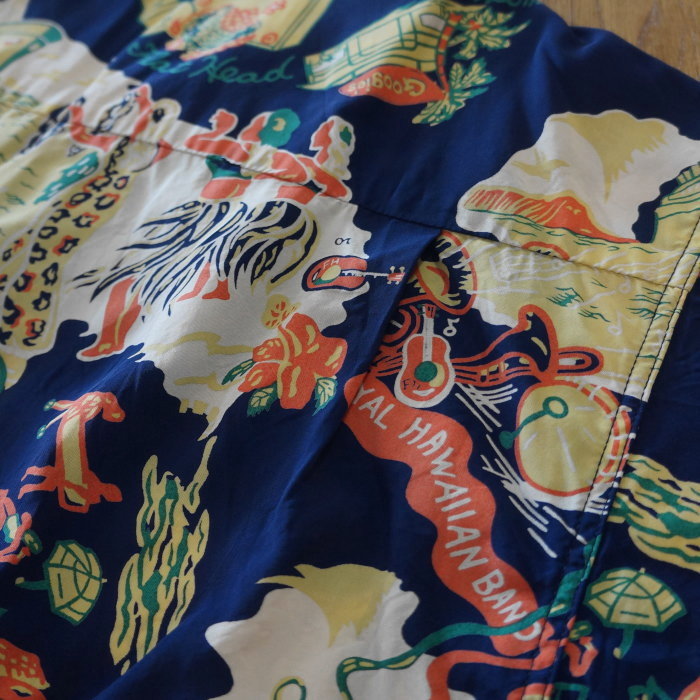 FN-SHO-010S HAWAIIAN SHIRT FNSHO010S FLATHEAD フラットヘッドアロハシャツ ハワイアンシャツ フラットヘッドシャツ シャツ半袖の画像